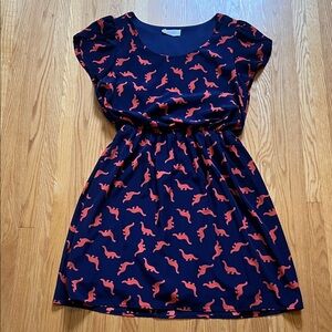 Dino print dress